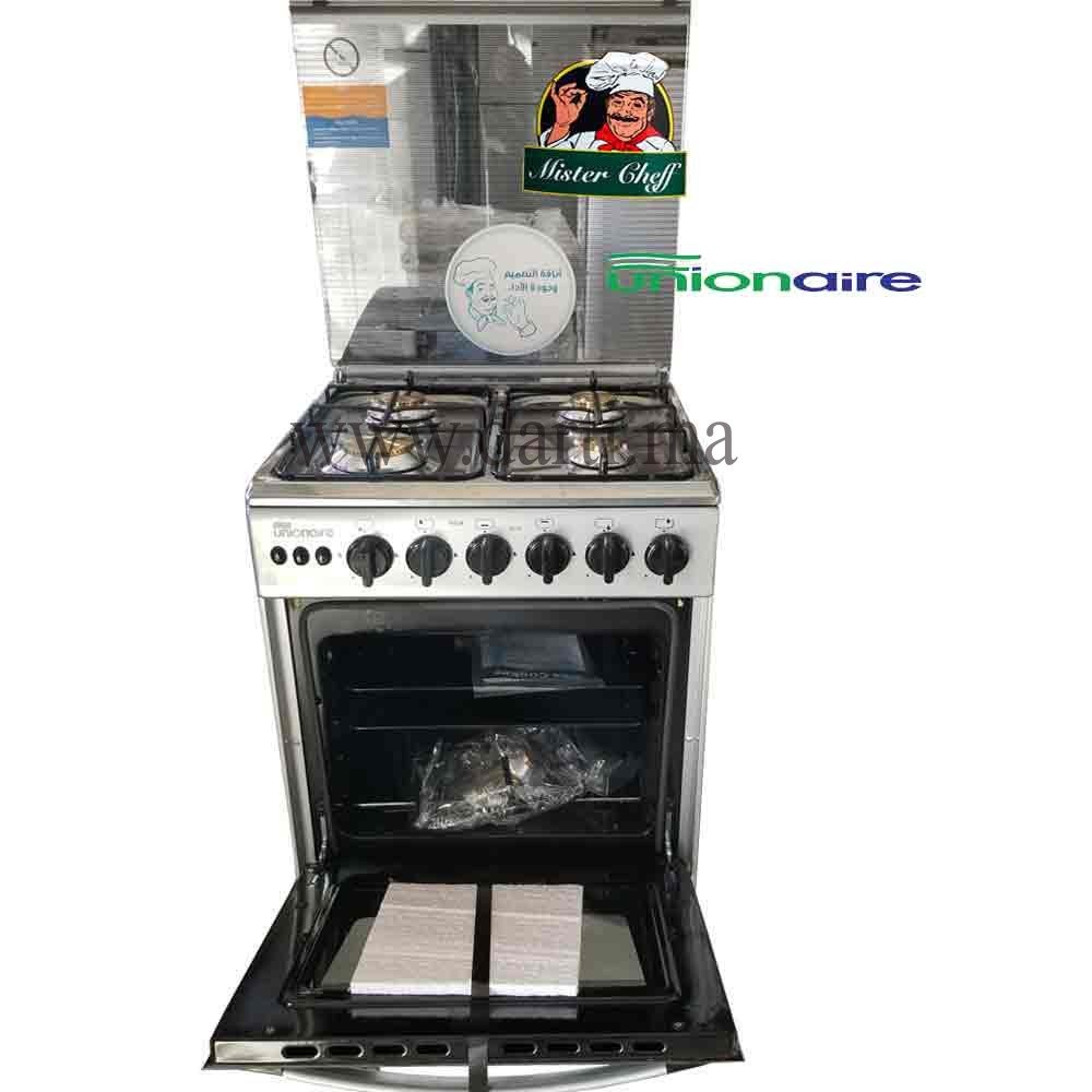Cuisinière à Gaz 4 Feux CFParker - Avec Soupape De Sécurité, Meuble Porte-bouteille - Made In Italy - Dimensions 49x47.5x85.5 Cm - 6