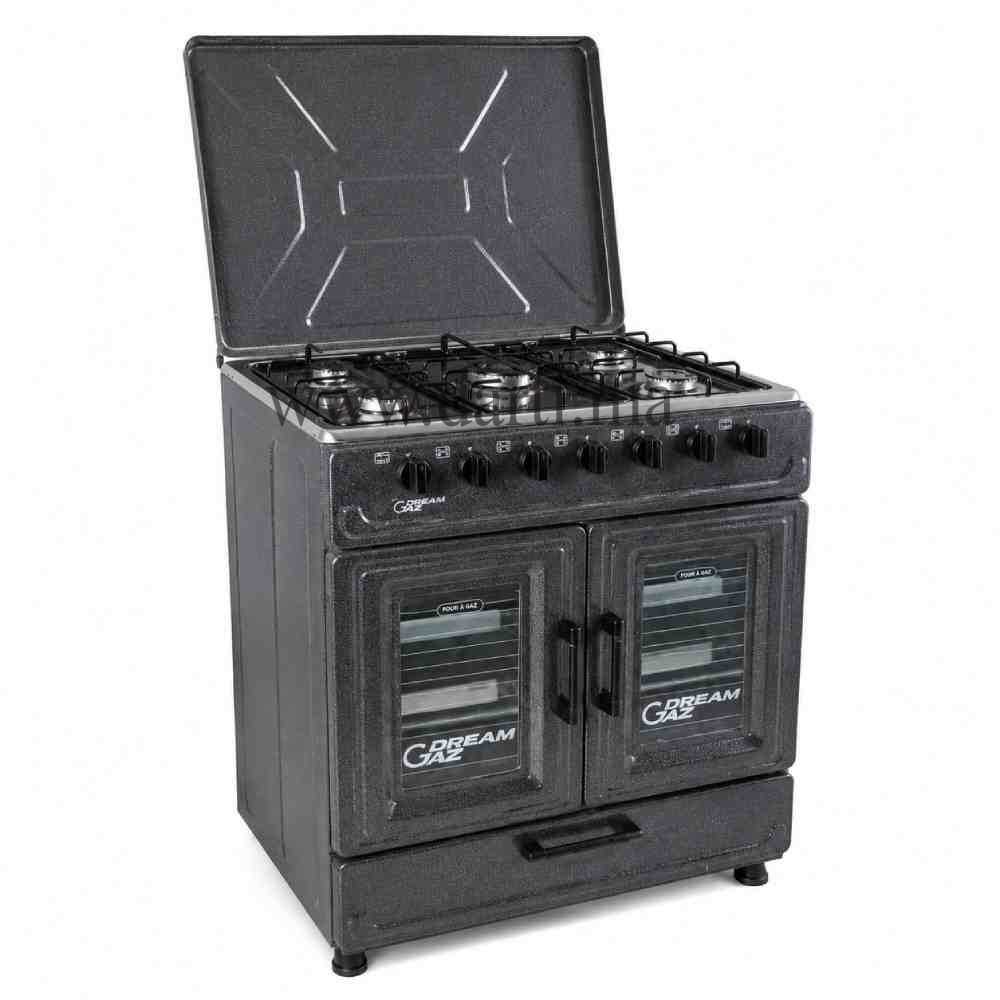Cuisinière DreamGaz CF5E 5 feux émaillée avec four à pain