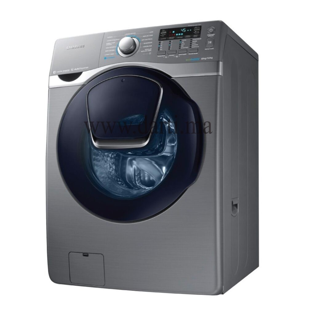 MACHINE À LAVER LAVANTE SECHANTE SAMSUNG 18 KG (Wash&Dry) avec AddWash