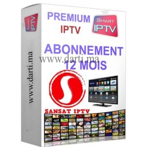 Sansat IPTV 12 mois d'abonnement accès premium - DARTILUX
