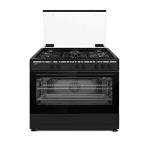 Cuisinière Siera 5 feux gaz C 9605 THMB noire – Four ventilé géant