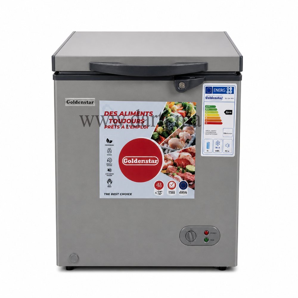 congelateur-coffre-goldenstar-140l-prix-maroc