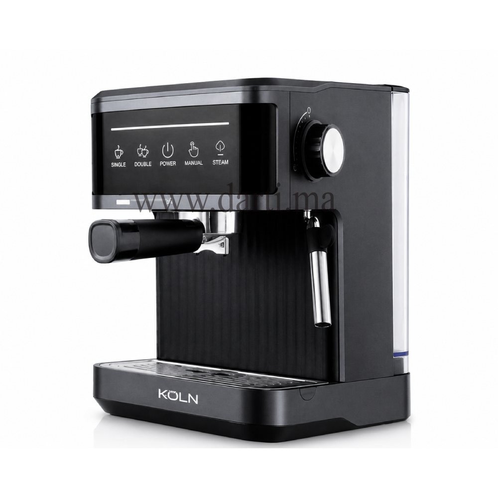Machine à Café Expresso KOLN MK-868 – 20 Bars, Réservoir 1.8L, Buse Vapeur
