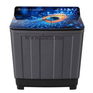 Lave-linge semi-automatique Goldenstar XPB110-2780 Noir – Double moteur avec essorage