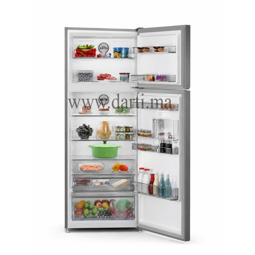 refrigerateur-whirlpool-450l-no-frost-inox-wtmf700460xna prix maroc